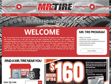 Tablet Screenshot of mr-tire.com